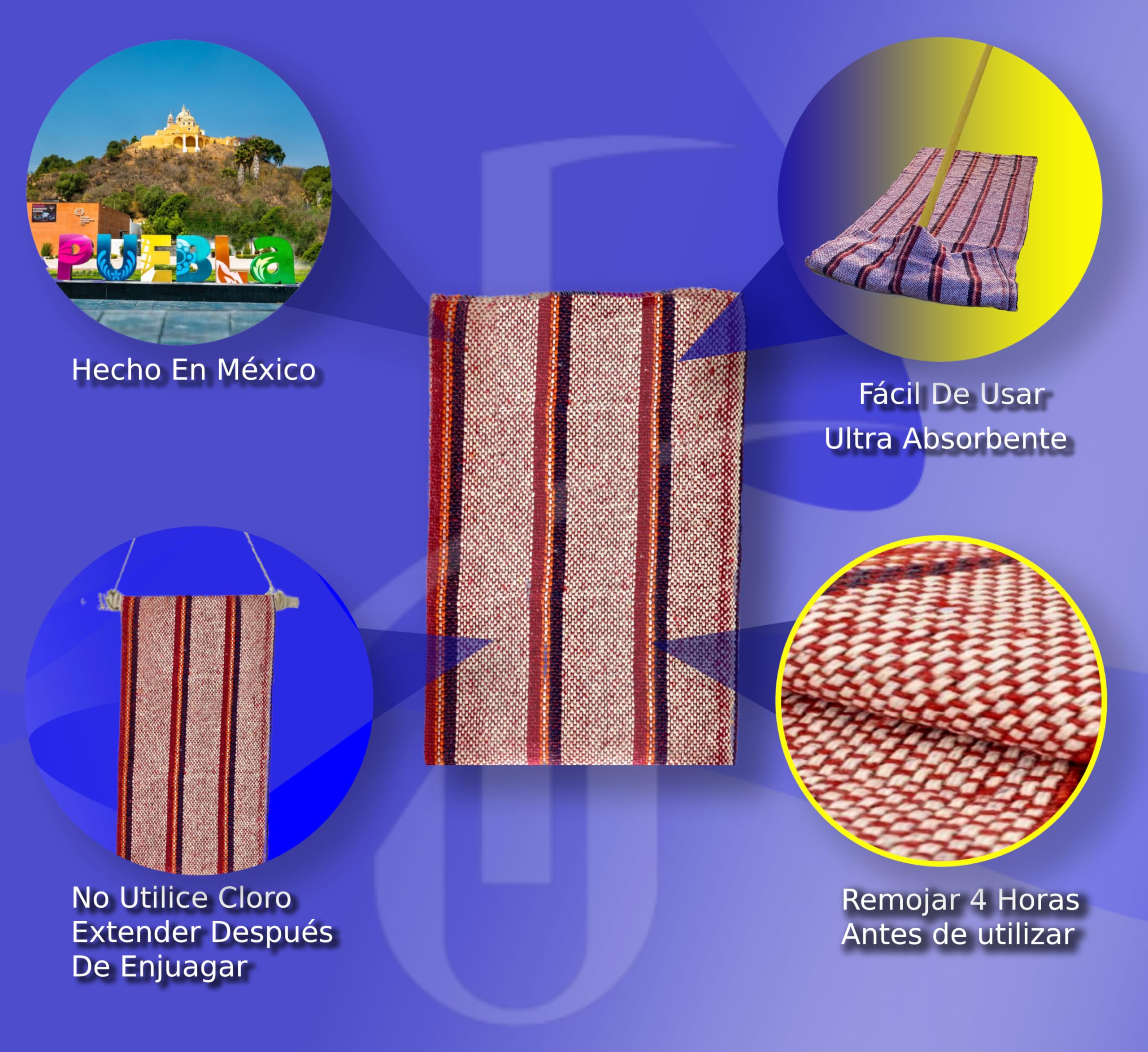 Jf Jose Fincowskijerga Gruesa Multiuse Authentic Mexican Cloth