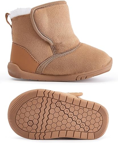 Miniatura 7 de BMCiTYBM Botas de nieve para niñas y niños, con forro de piel para un invierno cálido (bebéniño pequeño)