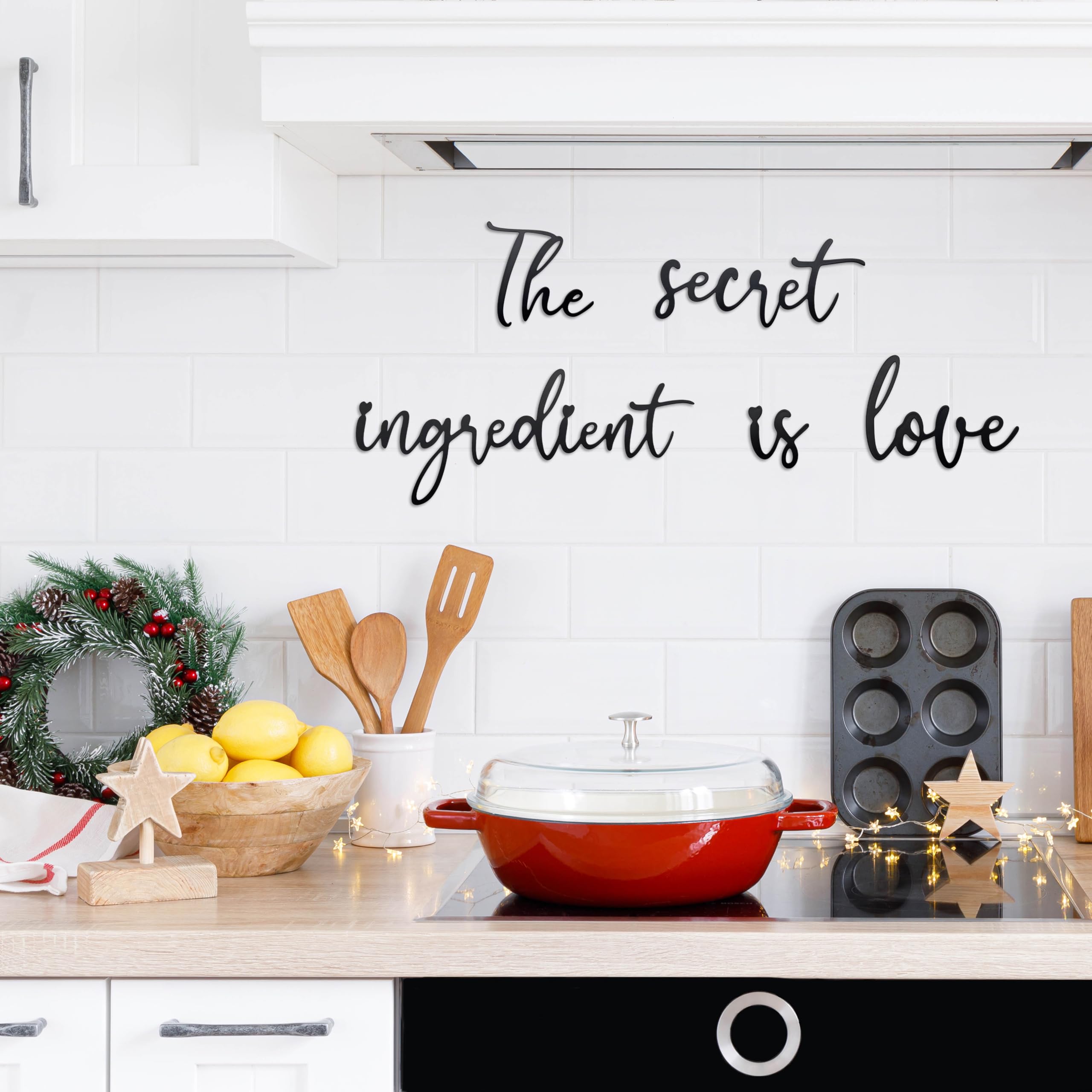 The Secret Ingredient Is Love, Décoration Murale En Métal