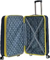 Vista 140 de Rockland Melbourne - Maleta de viaje, rígida y expansible, con ruedas giratorias, Champán