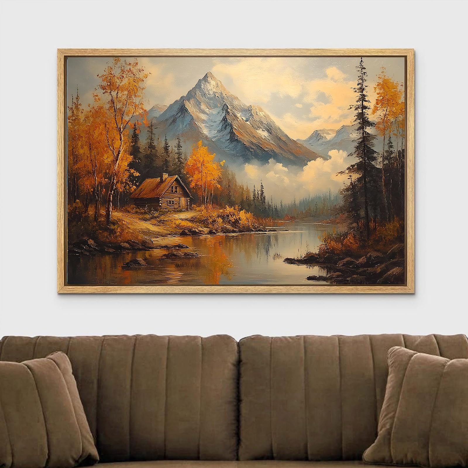 絵画 Mountain Landscape Mountain Landscape Canvas Wall Art Autumn Landscape Canvas Wall