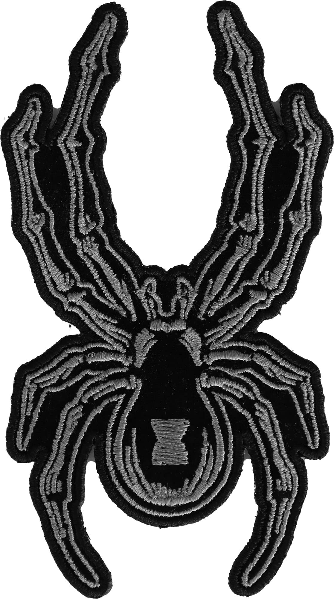 Spider Patch - 2.7x5 inch - Embroidered Iron on Patch