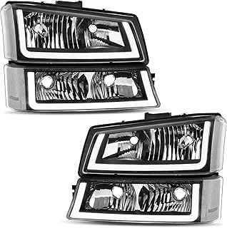 LED DRL Headlight Assembly Fit For 2003 2004 2005 2006 03 04 05 06