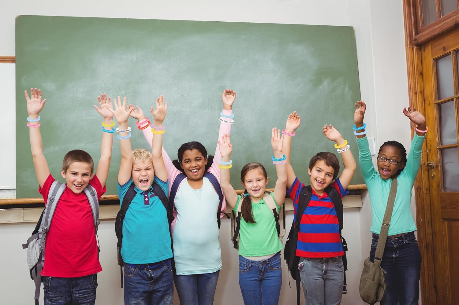 Moon Boat 144 Pcs Christian Bible Verse Bracelets Bulk - Religious Jesus Cross Silicone Wristbands Gifts for Easter School Party Favor - Style 3 - Image 8