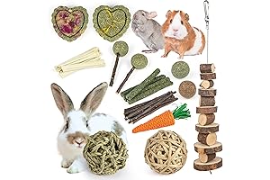 Bunny Chew Toys - Safe Natural Apple Sticks Timtoy Hay Chinchilla Chew Toys Sofier