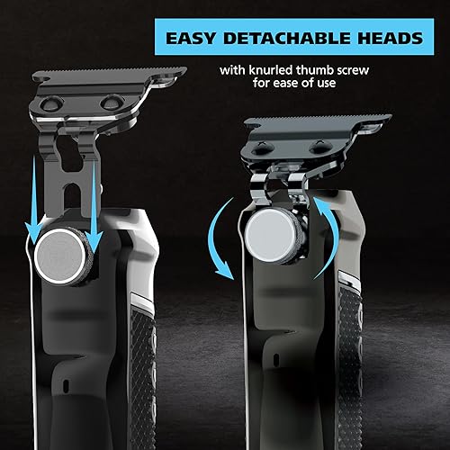 Miniatura 13 de Wahl USA Pro Series Recortadora de Estilo Esqueleto de Alta Visibilidad, Inalámbrica de Iones de Litio Recargable por USB, Todo en Uno para Afeitado