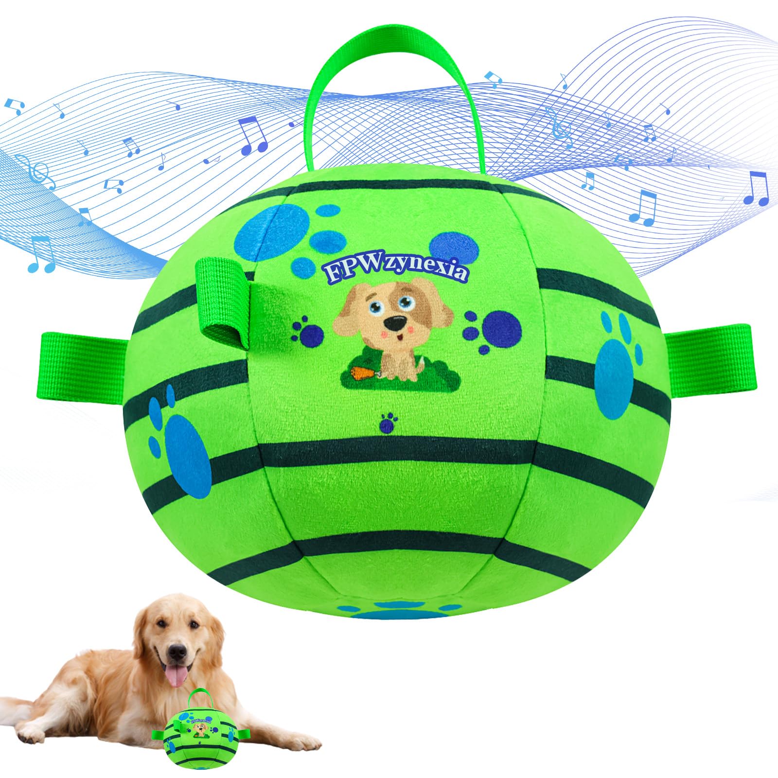 Yiateoit Interactive Dog Toys,Remote Control Dog Balls with Jumping, Rolling & Moving Functions - Includes a Vibrating Dog Ball and Durable Chew