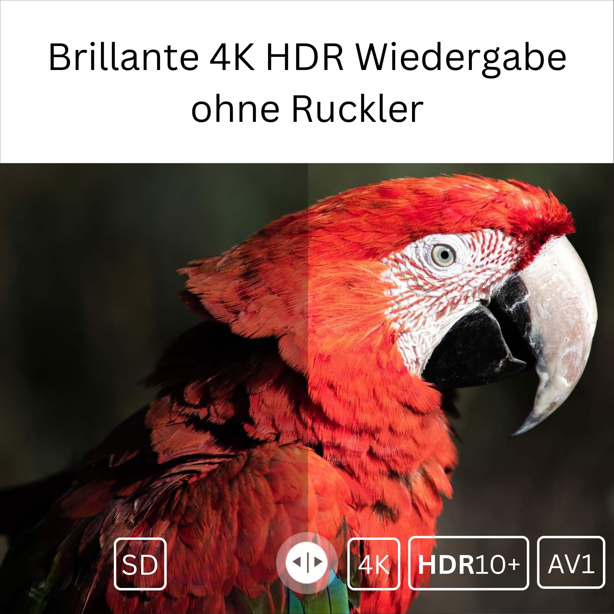 Orbsmart S89L Android 14 Mini PC | TV Box | 4K HDR | WiFi 6, Gigabit-LAN, Bluetooth 5.4 & Airmouse