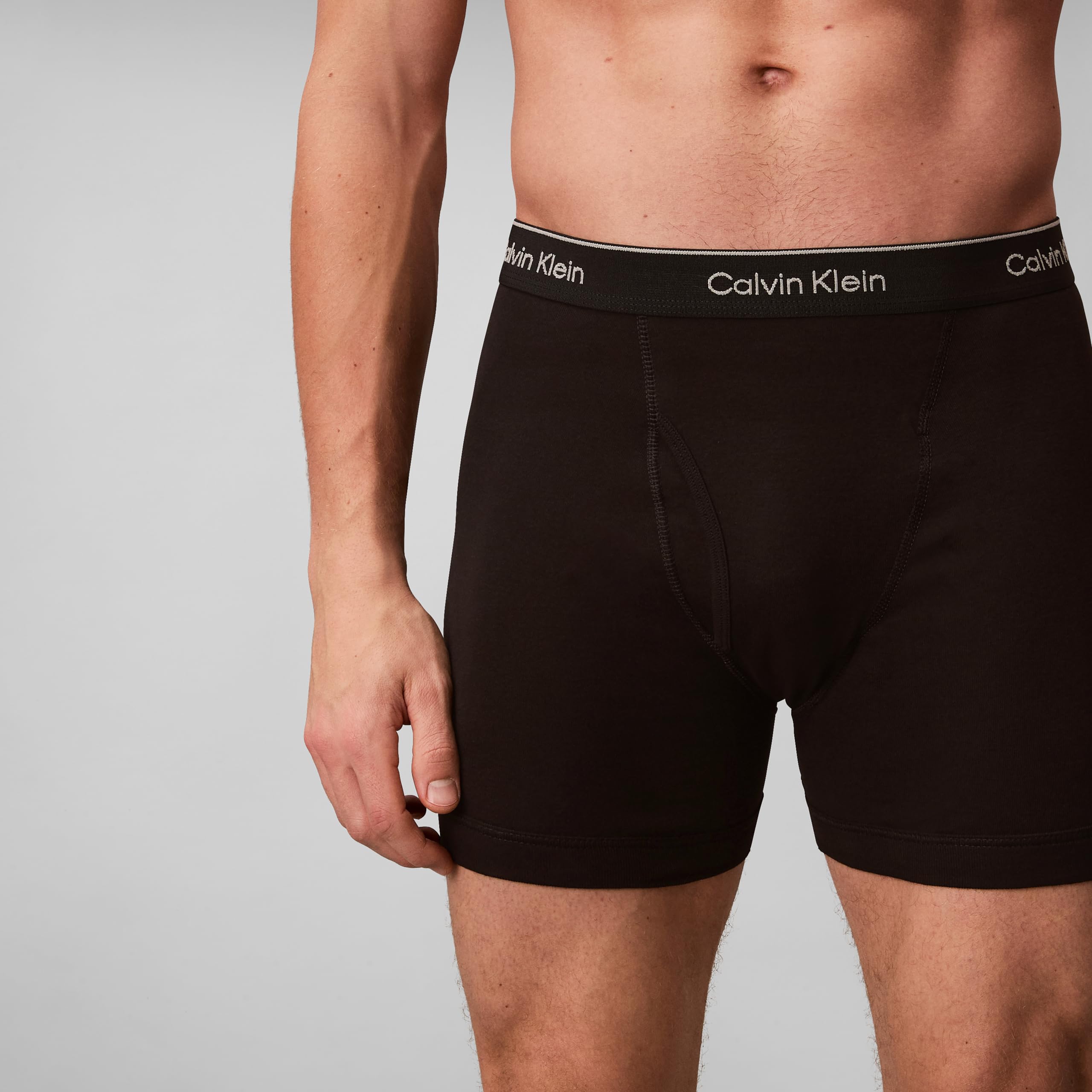 Calvin Klein Męskie bokserki bawełniane Classics 3-pak, 3 Czarny, M