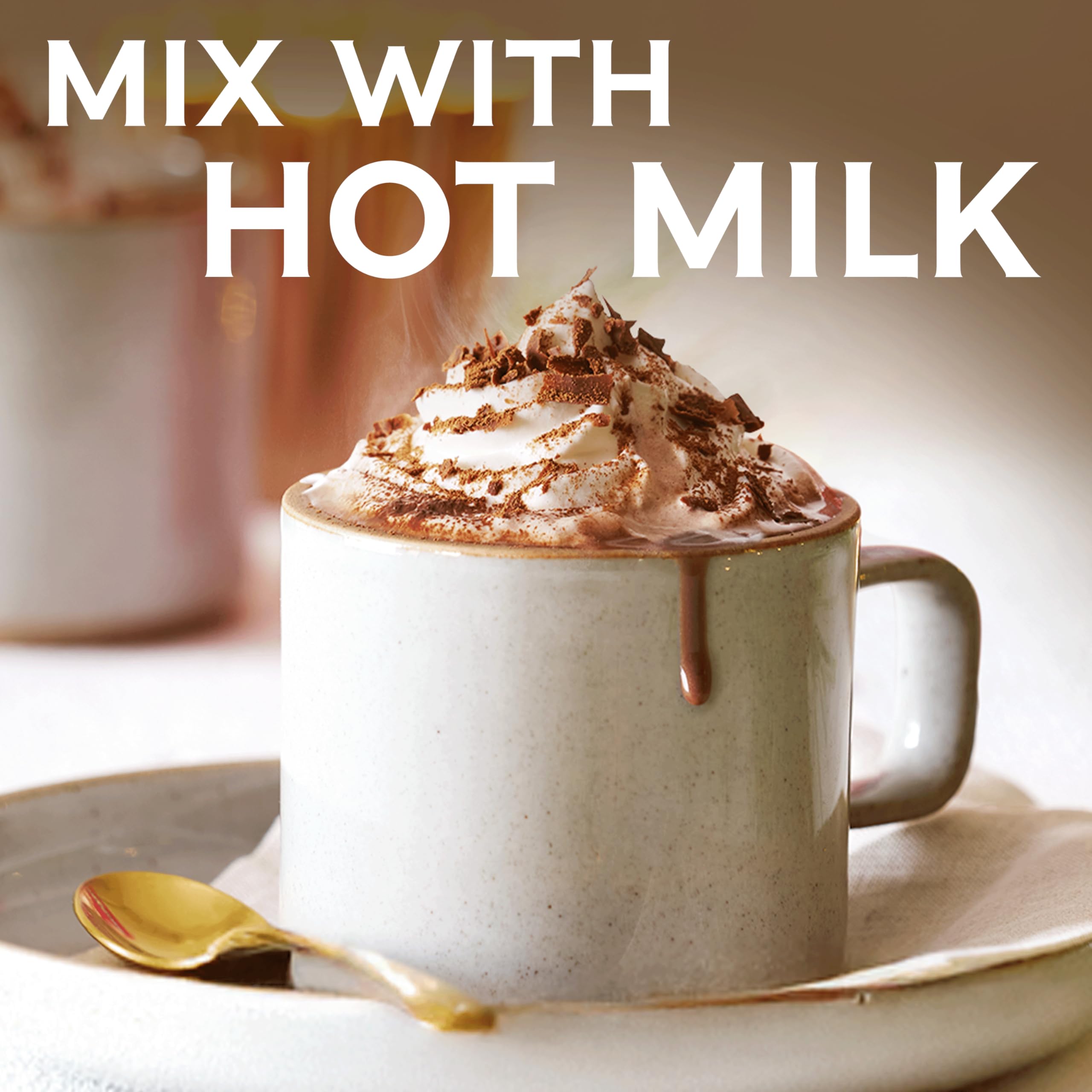 GHIRARDELLI Double Chocolate Hot Cocoa Mix 8 Single-Serve Packets Rich and Decadent Hot Cocoa Made with Premium Chocolate — view 7
