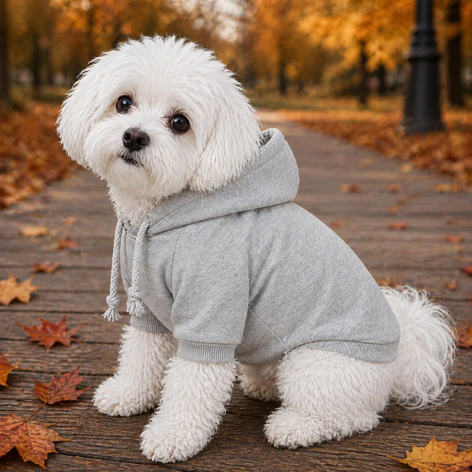 Pet Life ® Premium Ultra-Soft Year-Round Machine Washable American Classic Breathable Cotton Hooded Dog Sweater Pet Hoodie