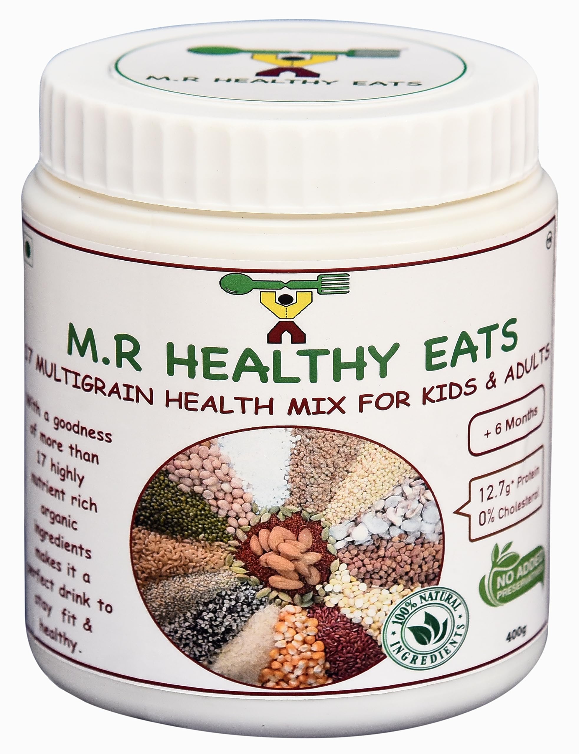 M.R Healthy Eats- Organic 17 Multigrain Health Mix Flour for Kids & Adults In Food-Grade Container 400 gms (+6 months) (B07KP9W5KH) Amazon Price History, Amazon Price Tracker