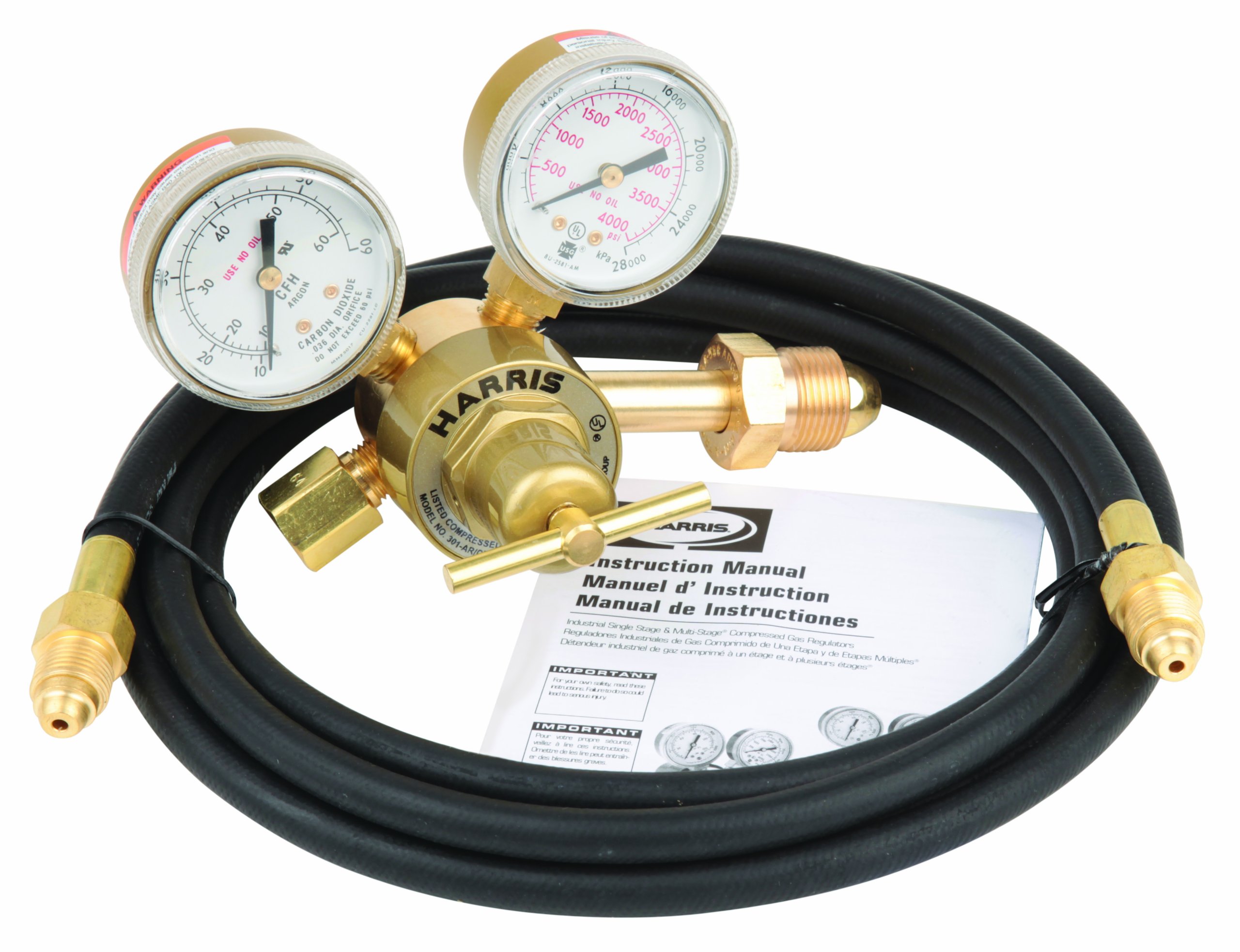 J.W. HARRIS, 4400229, 301AR-58010 REG W/10' HOSE: Gas