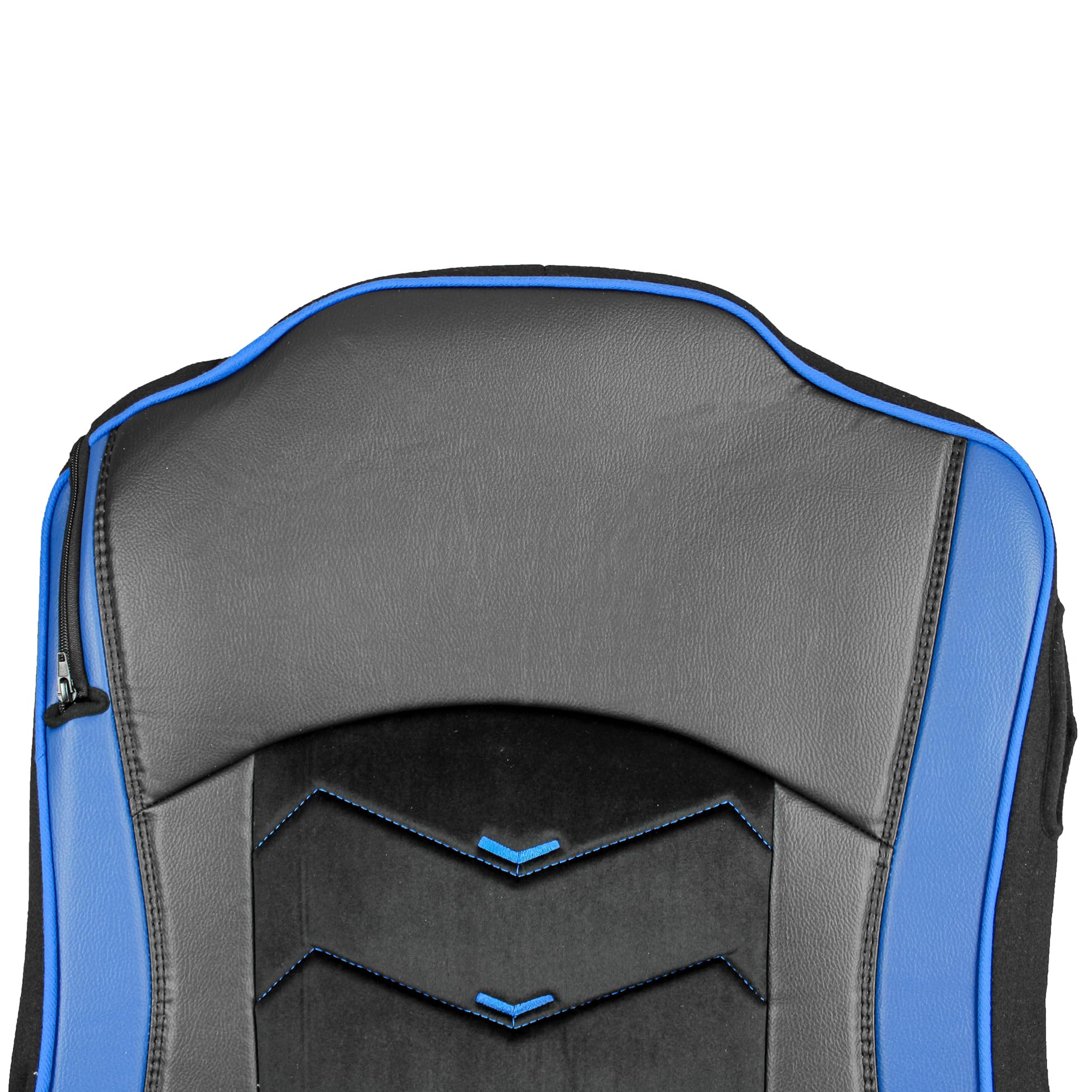 Generisch Fundas de asiento aptas para Mercedes-Benz Actros MP4 Euro 6 2009-2019 Camión 1+1 Piel / Alcantara, color negro con azul