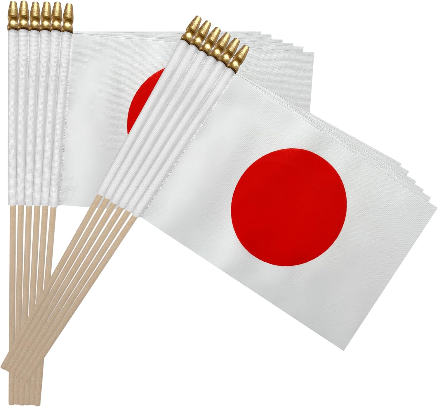 TSMD Japan Stick Flag Japanese Small Mini Hand Held Flags,5x8 Inch,12 Pack - Image 5