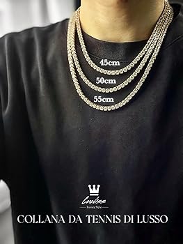 Amazon | [Lucliss] テニスチェーン テニスチェーンネックレス