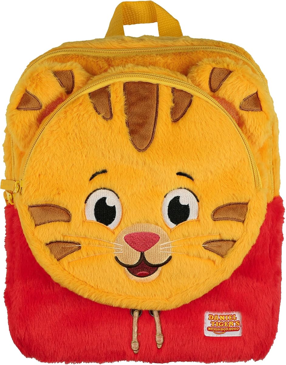 INTIMO Mini mochila Daniel Tiger's Neighborhood de 12 pulgadas con personajes 3D y correas ajustables para los hombros