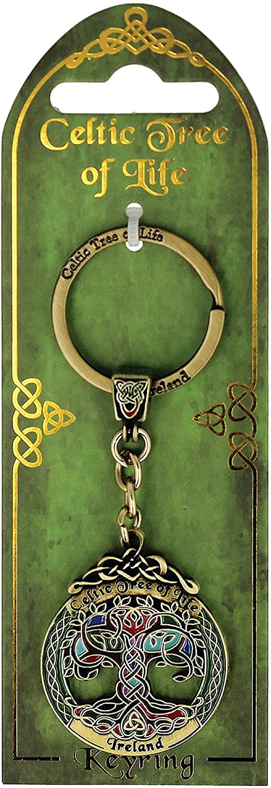 Shamrock Gift Company - Celtic Keyrings (Celtic Tree of Life - Ireland) 10580