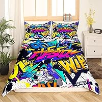 Vista 15 de Feelyou Juego de ropa de cama de koala para niños y niñas, funda de edredón con estampado de koala de dibujos animados, funda de edredón