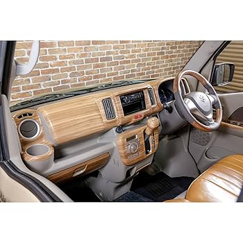 インテリアパネル DA17V DA17W エブリイワゴン DA17系 茶木目 エブリイワゴンDA17W専用 インテリアパネル19Pセット – 車種専用