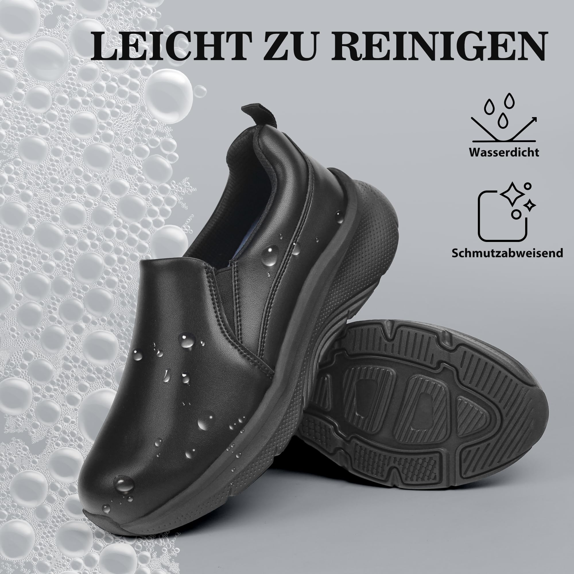 Hawkwell Zapatos de Enfermería Cómodos para Mujer con Soporte para el Arco, Antideslizantes y Livianos