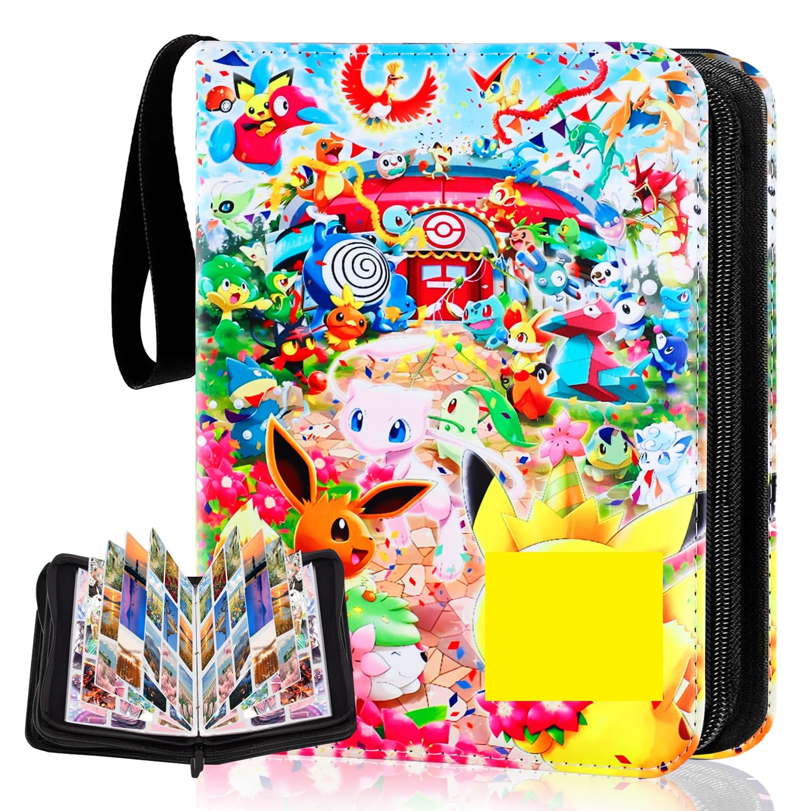 50 raccoglitori per carte, 900 carte, album carte,portatile album da