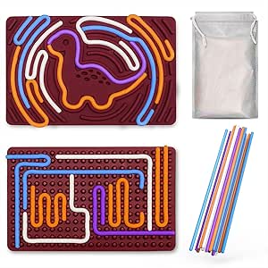 Sensory Activity Board Silicone Fine Motor Skills Board Calm Down Toy Anxiety Relief Sensory