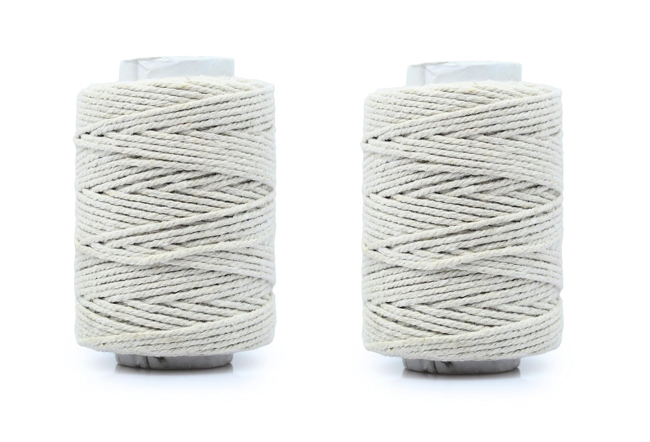 Bhavya Enterprises Cotton Piping Thread Used for Piping in Dresses, Pillow Covers, Clothes, Sewing, Stitching, (40 Meter each, Pack of 2 pcs)-image-2