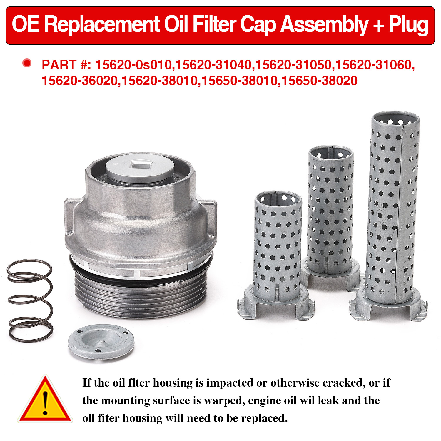 Amazon.com: Oil Filter Housing Cap Assembly with Oil Plug 917