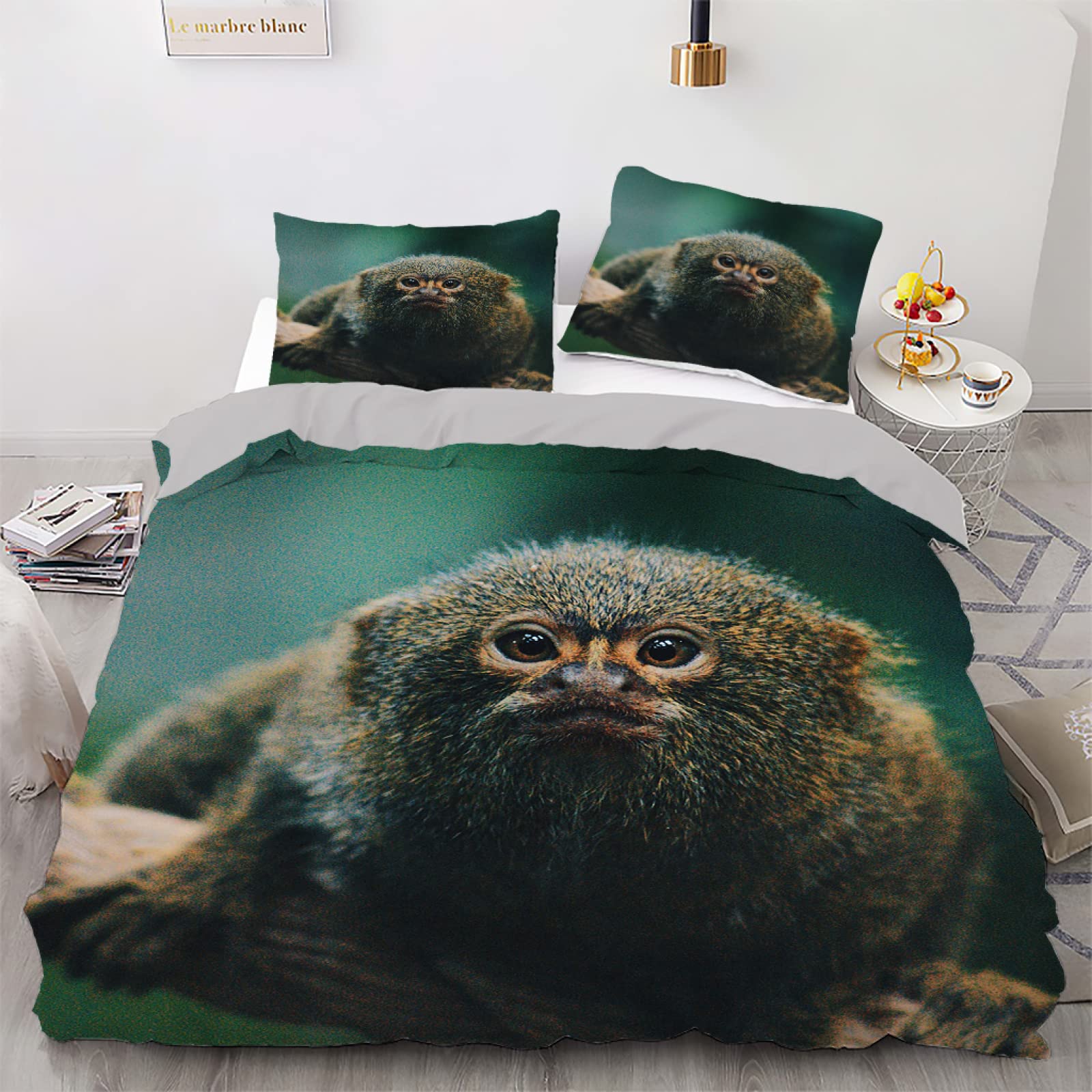 Parure de lit adulte motif petit animal pour une chambre cosy et zen
