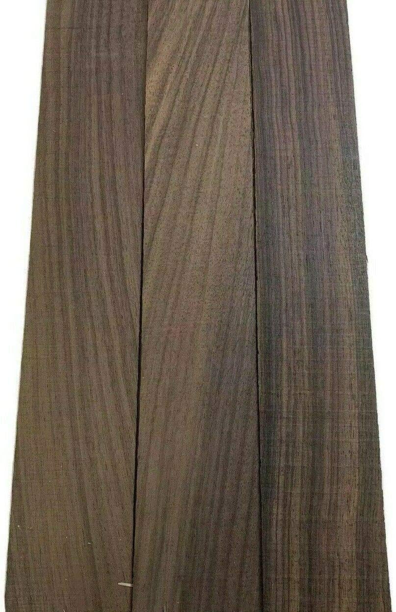 4 Pieces, Indian Rosewood Thin Stock Boards Lumber Crafts Wood 1/4" X 2" X 12"