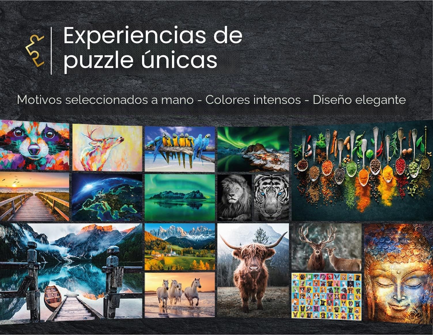 Ulmer Puzzleschmiede - Puzzle "Tree of Life" - El árbol de la vida como un sofisticado rompecabezas de 2000 piezas - El árbol del mundo Yggdrasil encarna el cosmos