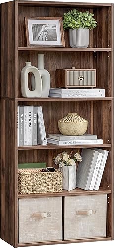 Miniatura 36 de VASAGLE Custos Collection - Estantería, librero de 3 niveles, estante para libros, estante de almacenamiento abierto, 9.4 x 23.6 x 32 pulgadas, para