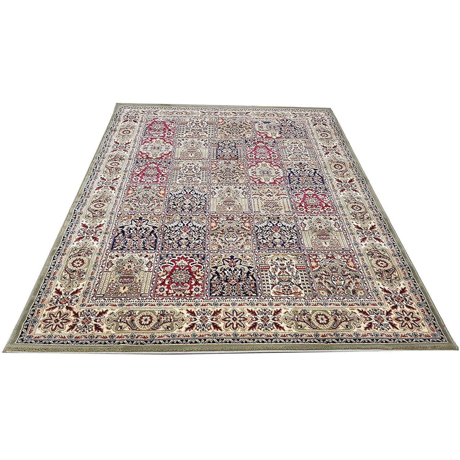 Valley Craft Acrylic Rugs New Kashmiri Persian Design Traditional Silk Touch Extra Look Carpet for Living Room, Bedroom & Hall (Color Multicolor X Size 2 X 6 Feet) (B0BK1D41N6) Amazon Price History, Amazon Price Tracker