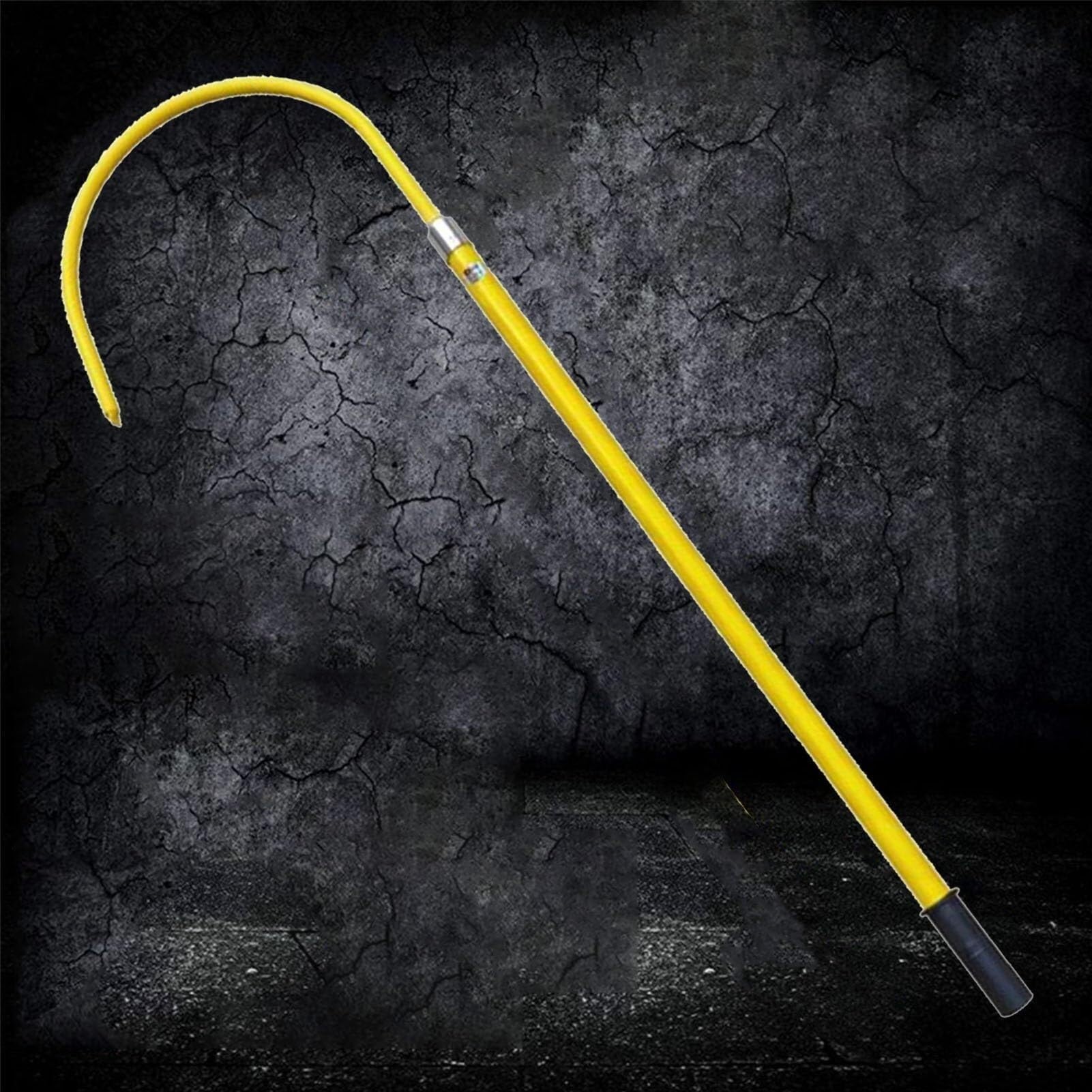 JKJZSALJ Safety Rescue Hook,High Voltage Rescue Hook-Insulated Emergency Pole For Electricians, 1M/3.3Ft -Safety Rescue Tool For Fire & Power Stations, Anti-Electrocution,Yellow,1.5m/4.9ft(35kv)
