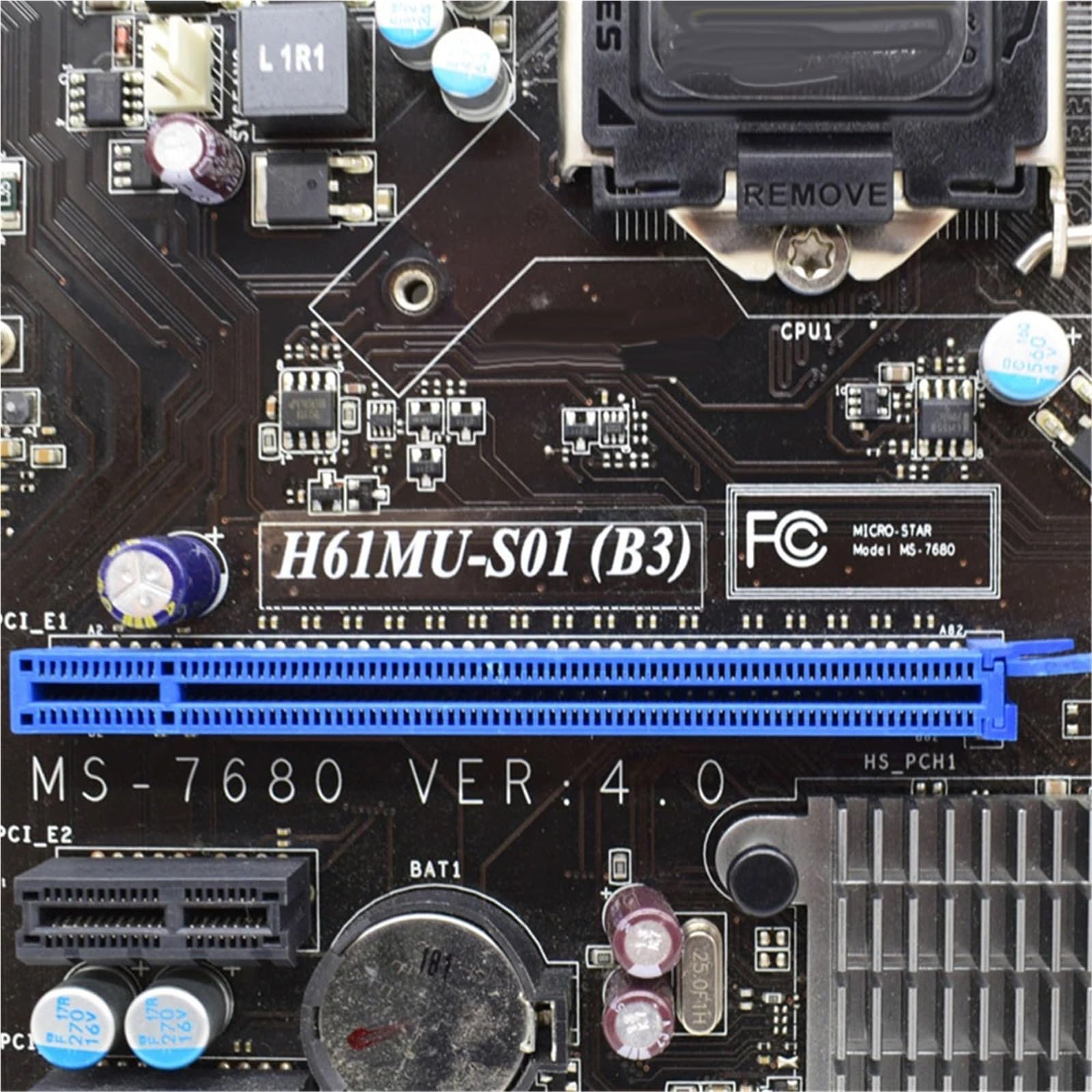Carte mère Fit for MSI H61MU-S01 B3
