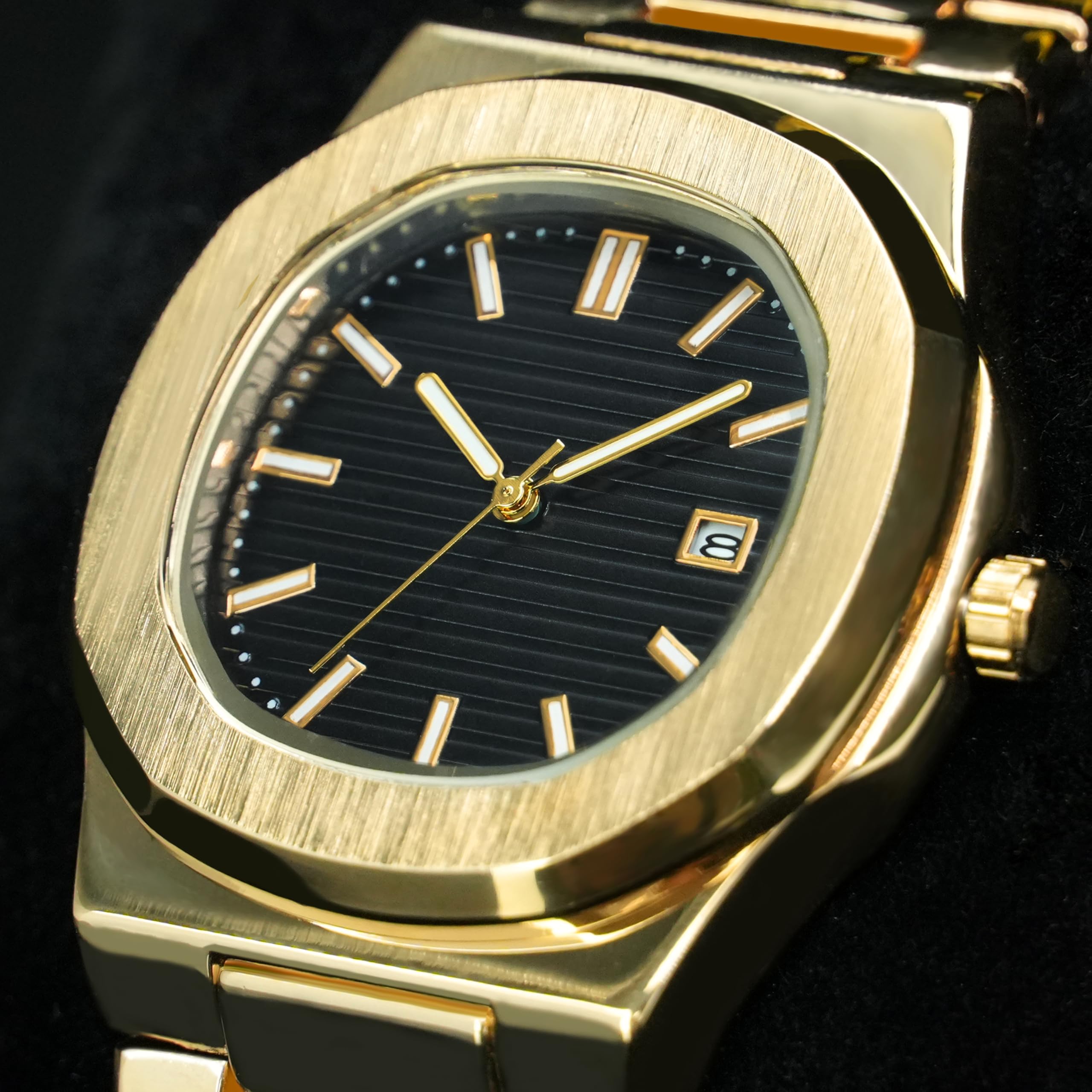 Orologio Uomo BARAMON Nautilus - Movimento Quarzo, Acciaio, Quadrante Oblò, Lancette Luminose, 42 Mm, Stile Business E Casual