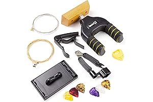 RockJam Universal Guitar Essentials for Electric & Acoustic Guitars (RJACC01)