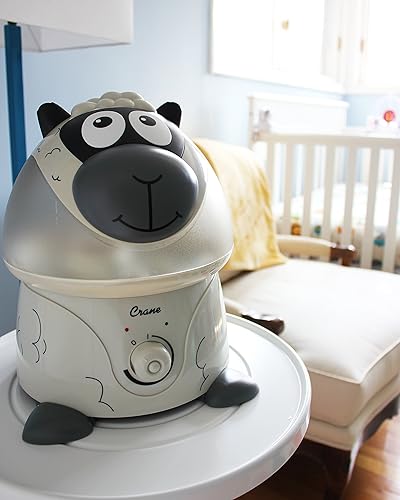 Vista 2 de Crane Adorables Ultrasonic Humidifiers for Bedroom and Baby Nursery, 1 Gallon Cool Mist Air Humidifier for Large Room or Kid's Room, Humidifier