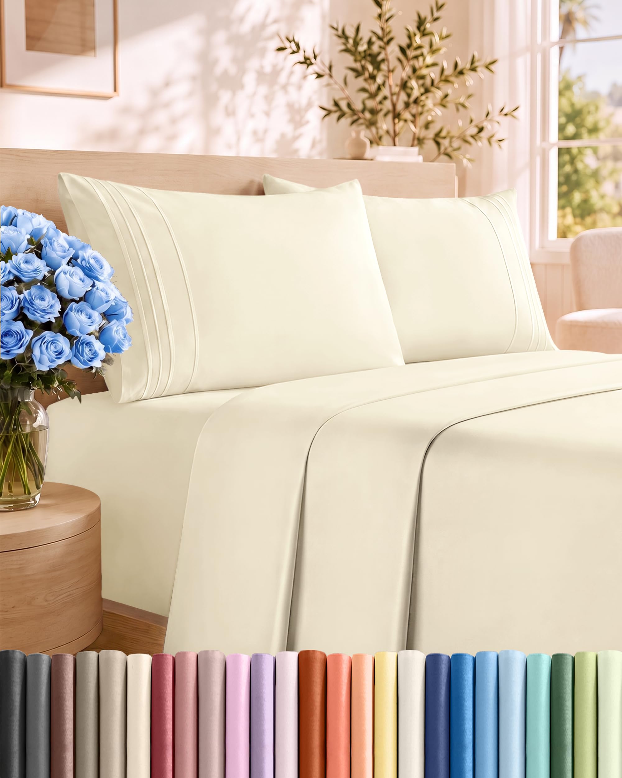 Photo 1 of CGK Unlimited Queen 4-Piece Sheet Set