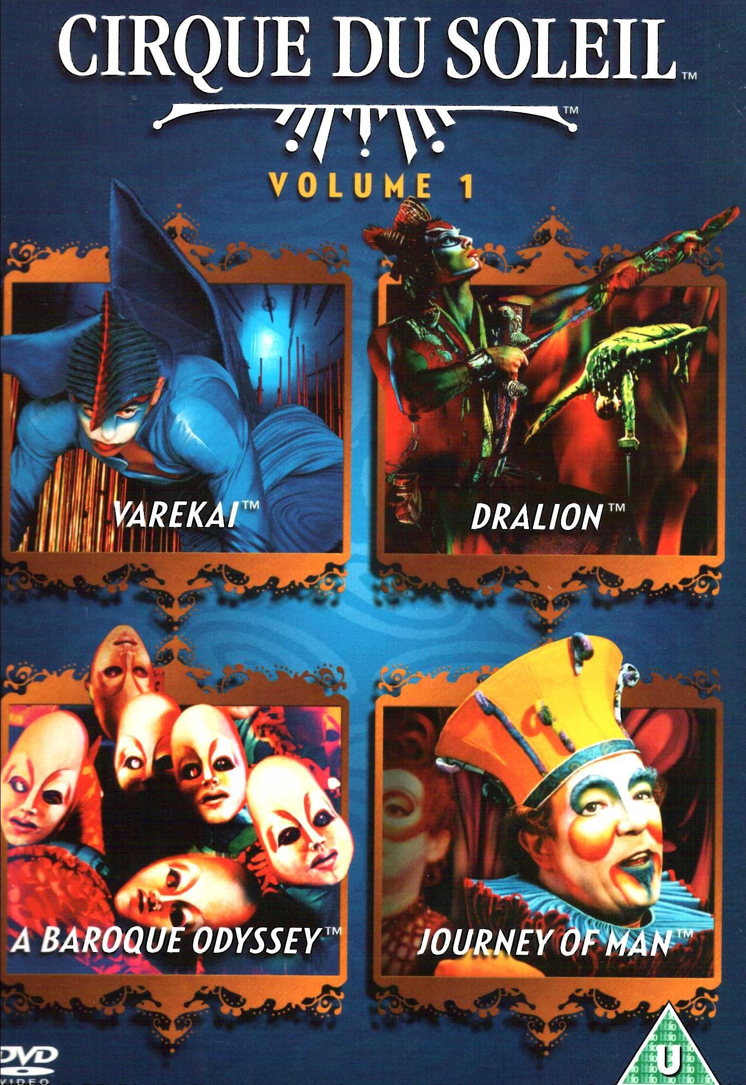 Cirque Du Soleil - 4-title pack - Dralion/Varekei/Journey Of Man/A Baroque Odyssey [DVD]