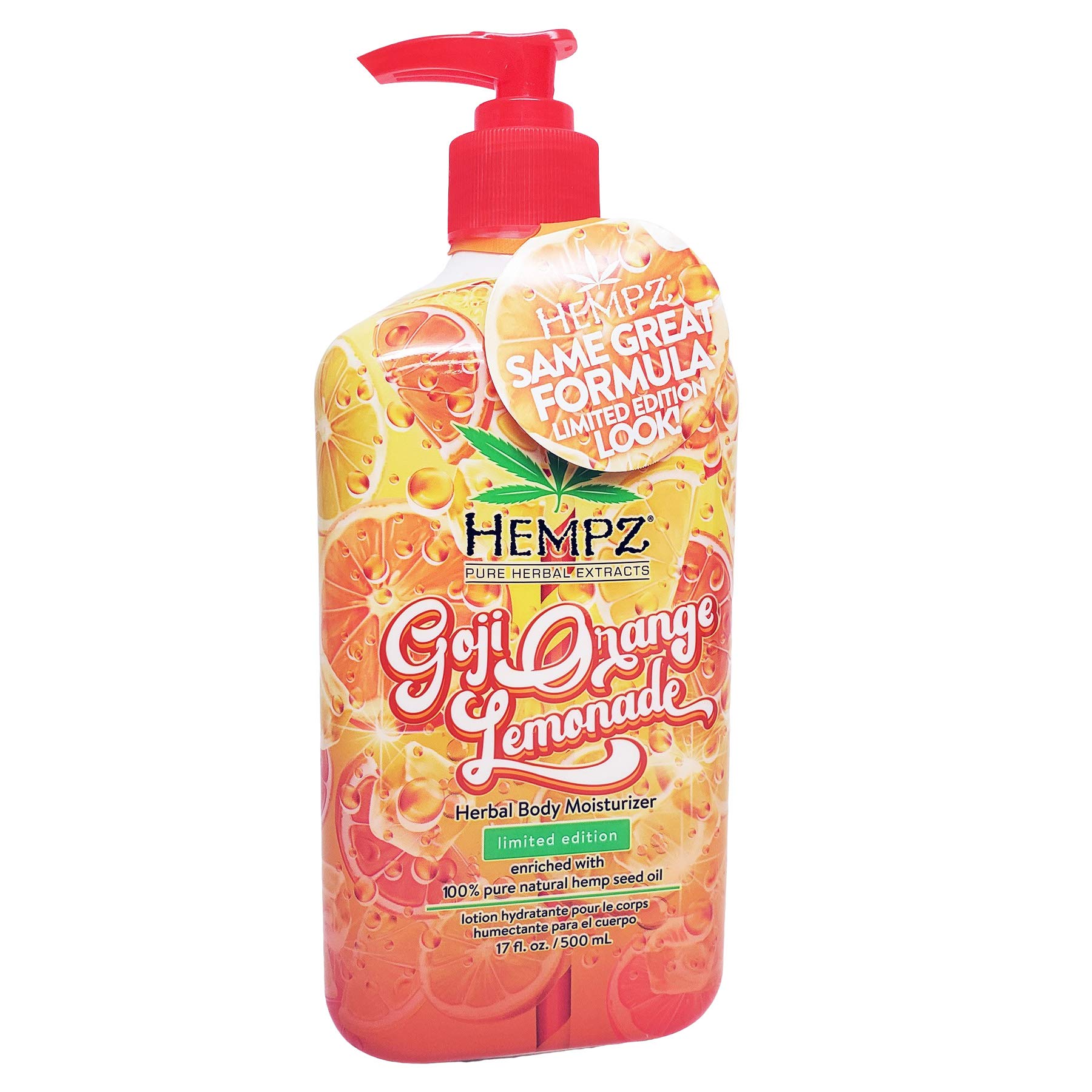 Amazon.com : Hempz Goji Orange Lemonade Body Moisturizer 17oz