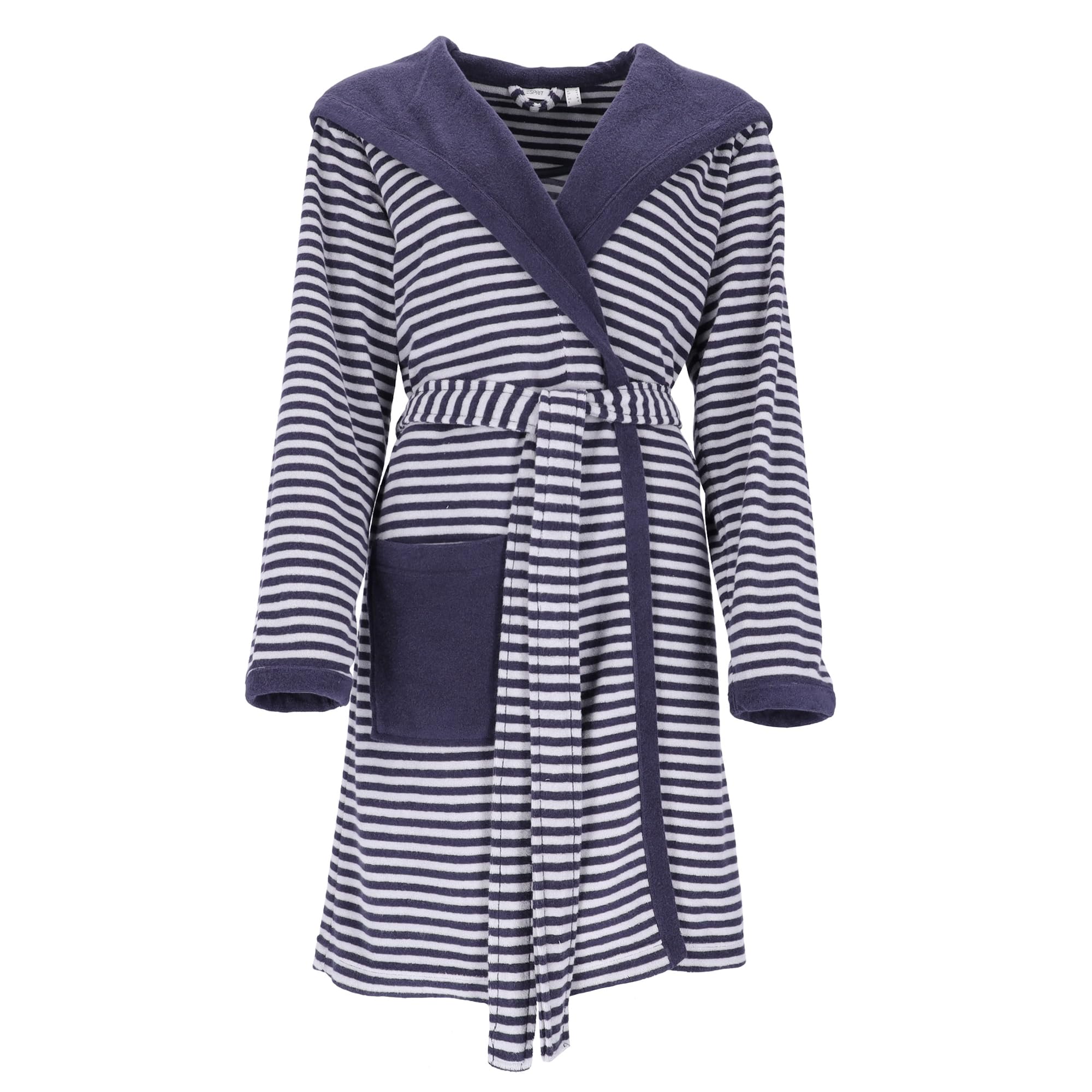 ESPRIT Albornoz para mujer, con capucha, color azul marino, XL