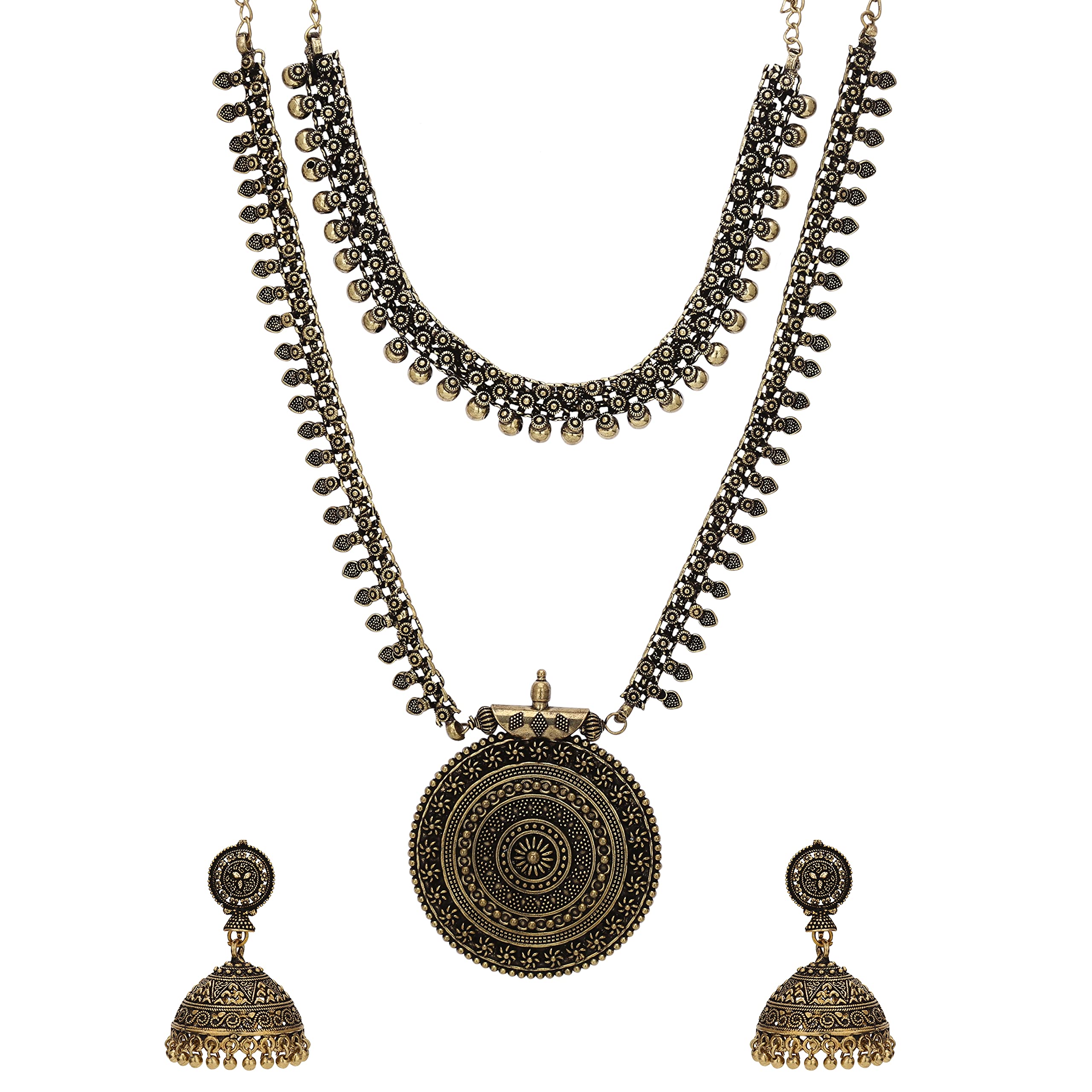 See full amazon price history chart for Sasitrends Womens Oxidized German Long Short Necklace with Earrings - Gold Sasitrends Womens Oxidized German Long Short Necklace with Earrings - Gold (B09HRMZBRY) Amazon Price History, Amazon Price Tracker