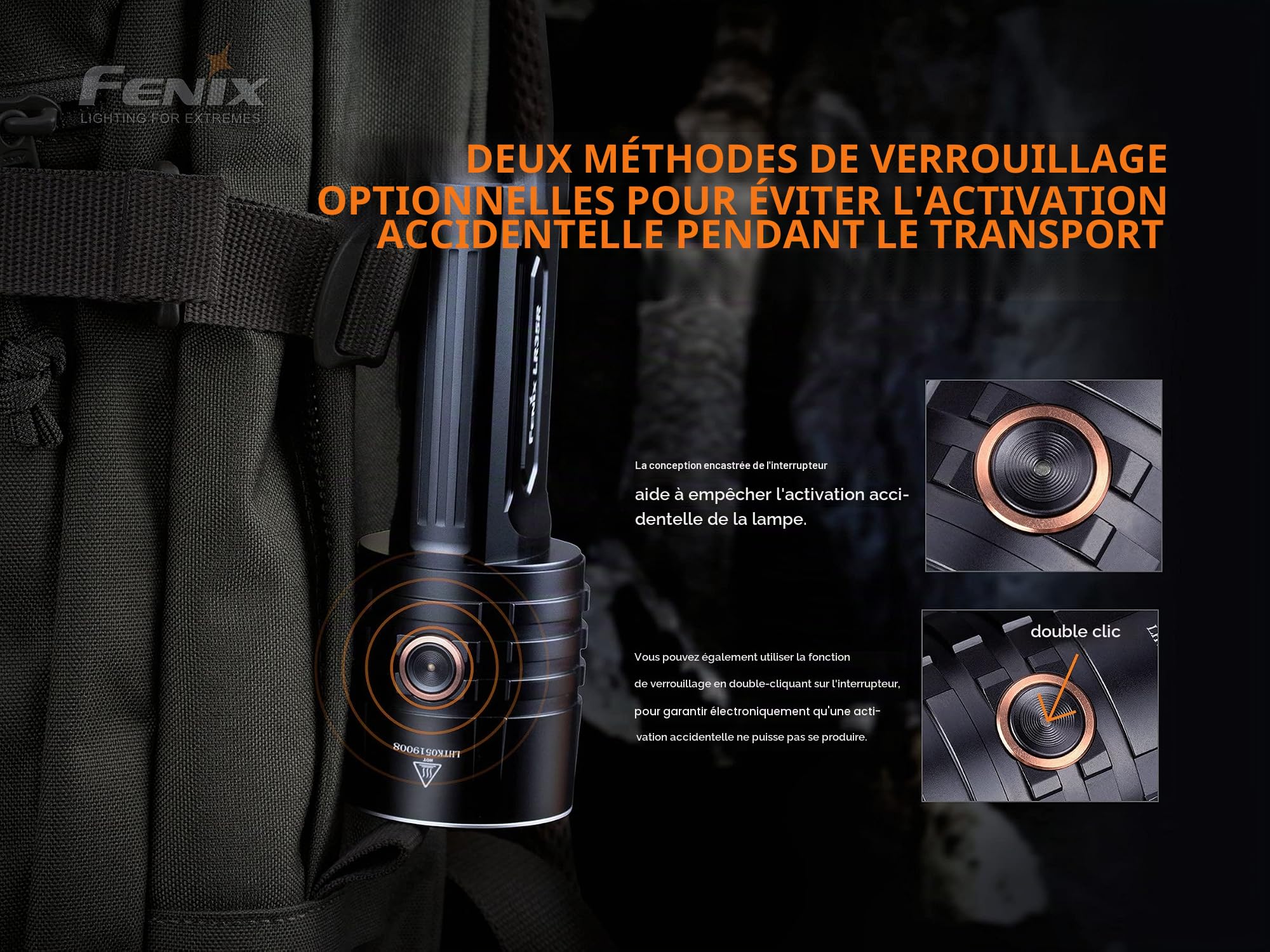 FENIX LR35 Torche LED 10000 Lumen