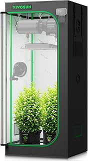 VIVOSUN P236 Growzelt 70x70x160cm mit reflektierendem