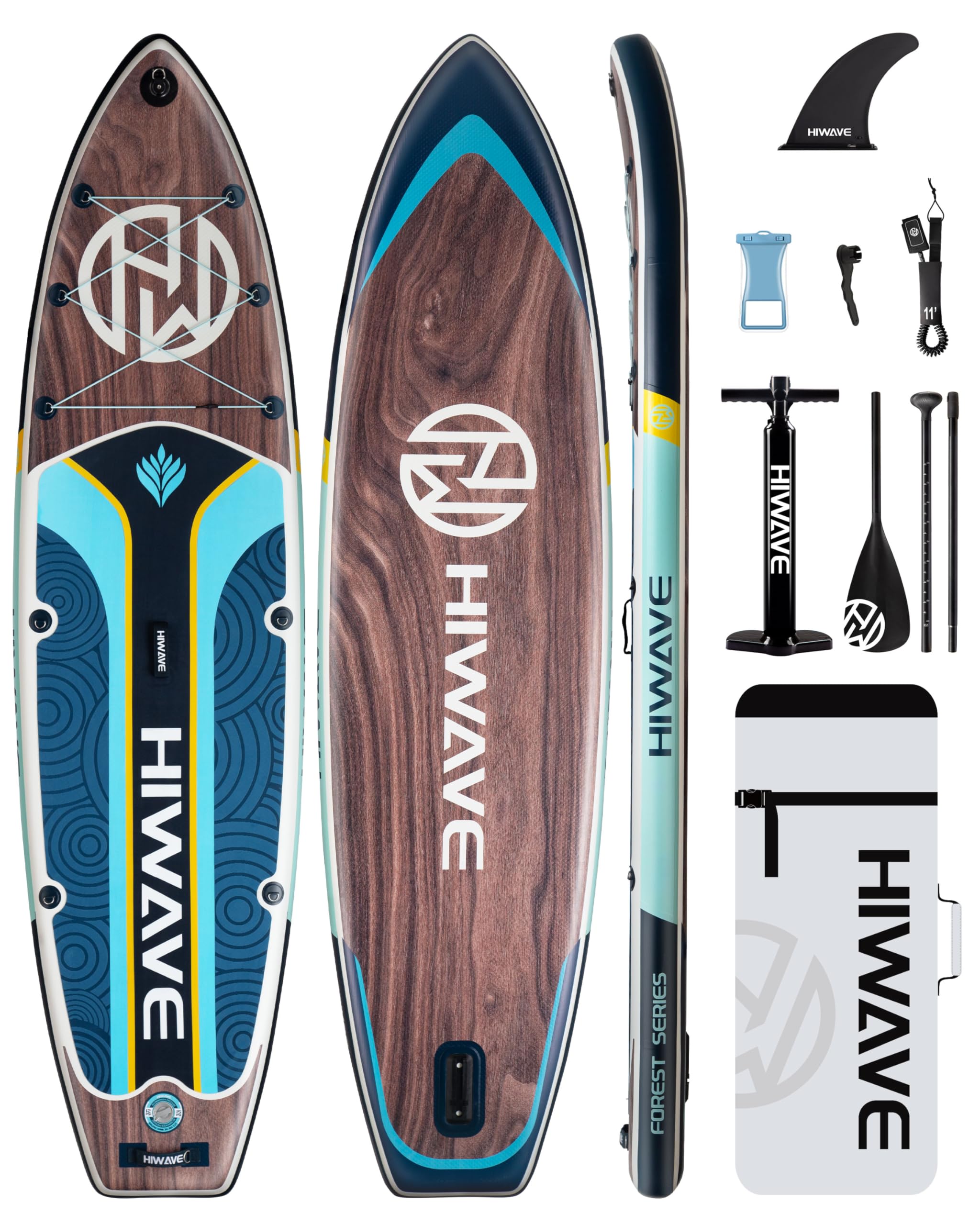 Amazon | Hiwave Inflatable Stand Up Paddle Board with SUP