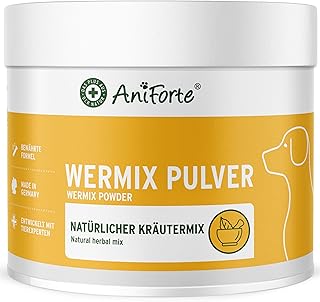 AniForte WermiX for Dogs 250 g - Natural Herbs, Tried and Tested Alternative for 10 Years, Support with Saponins, Bitter Substances, Thyme, Wormwood & Sage product image