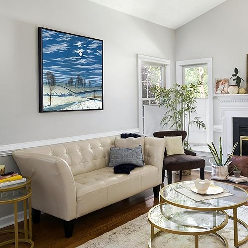 Miniatura 5 de Marco flotante de lona de 24 x 36, 1 14 pulgadas de profundidad, marco flotante de lona de metal para pintura en lienzo, marco de lienzo (24 x 36