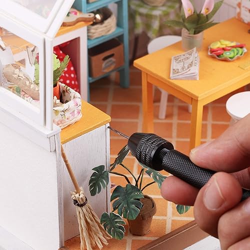 Miniatura 8 de Mr. Pen - Taladro de mano con 10 brocas (0.024-0.118 in), taladro de joyería, taladro de resina, mini taladro, taladro de mano para fabricación de